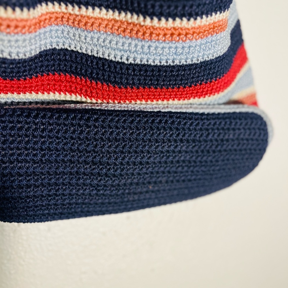 The Sak Original Crochet Mariner Striped Americana Shoulder Bag - Picture 7 of 8